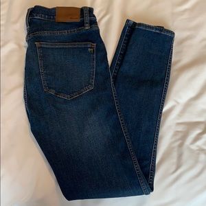 Madewell 9 inch high rise jeans